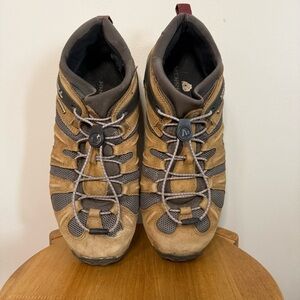 Merrell Men's Tan Chameleon Waterproof Stretch Hiking Shoes | 10
